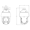 KAMERA IP OBROTOWA ZEWNĘTRZNA TC-H354S SPEC:23X/I/E/V3.1 - 5 Mpx 5 ... 115 mm TIANDY